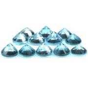 Amazing! 12 piece 13.87ct full fire sky blue Topaz set