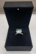Huge Rare 10.45 Ct VVs1  Ice Blue Lab Simulated Diamond Ring