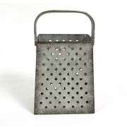 Vintage Galvanized Grater with Handle