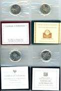 4 Different BU Commemorative Half Dollars with Box/CoA