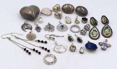 Group lot of Vintage 925 sterling silver mixed jewelry