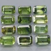 Excellent 4.64ct emerald cut Australian Sapphire set