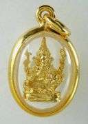 Gold Ganesh Pendant / amulet /Talisman