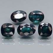 Stunning rich blue 3.30ct mixed cut Sapphire set