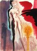 Highly Collectible and Rare Salvador Dali Original Lithograph from the 'Biblia Sacra' Suite