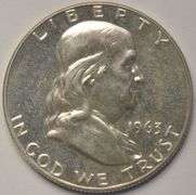 1963 Proof Franklin Half Dollar