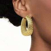 18kt Italian Gold Hoop Earrings