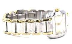 Tissot T-wave quartz mother of pearl two tone watch