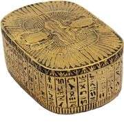 Egyptian Scarab Amulet Jewelry Box