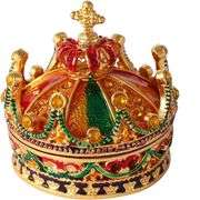 Hand Painted Regal Crown Series Jewelry Box