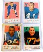 10 Topps 1959 Football Cards