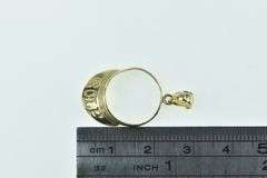 14K Yellow Gold Golf Visor Vintage Hat Golfer Sporty Charm/Pendant