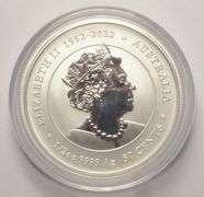 2024 Australia Lunar Dragon 1/2 Ounce Silver BU Colorized Coin In Capsule