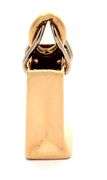 Tiffany & Co. Shopping Bag Pendant Charm in 18K