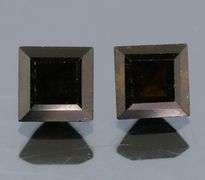 Very nice 2.12ct olive green Tourmaline pair