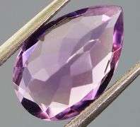 Glittering 2.61ct pear cut Amethyst