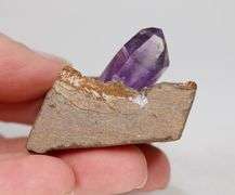Amazing 235.70ct natural Amethyst in matrix