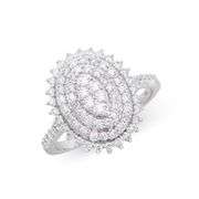 14KT White Gold 1.15ctw Diamond Ring