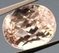 Checker top 11.07ct high fire platinum pink Kunzite