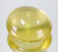 Honey yellow! 50.30ct untreated Citrine cabochon