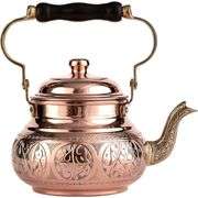 Handmade 1mm Solid Copper Engraved Teapot Kettle