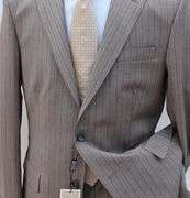 Stylish Shadow Stripe Slim Fit Suit By Galante