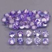 Non stop flashing 3.88ct diamond cut Tanzanite set