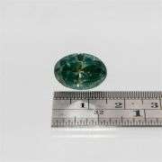 Huge Rare 6.34 Ct VVs1 Green Lab Simulated Diamond Solitaire