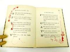 1906 Reflections of a Bachelor Antique Book