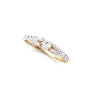 14KT Yellow Gold 0.40ctw Diamond Ring