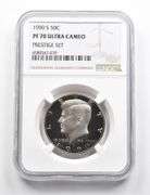 PF70 UCAM 1990-S Kennedy Half Dollar Prestige Set NGC RARE PEDIGREE