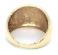 14kt Yellow gold High polished Dome ring
