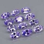 Tremendous 2.82ct unheated Tanzanite set
