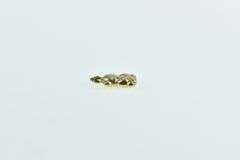 14K Yellow Gold Puffy Teddy Bear Vintage Kids Toy Charm/Pendant