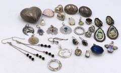 Group lot of Vintage 925 sterling silver mixed jewelry