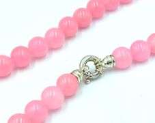 Rose quartz beads necklace