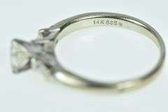 14K Yellow Gold 0.40 Ctw Diamond Princess Engagement Ring