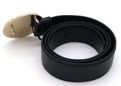 Versace Crystal Embalished Medusa Buckle Belt