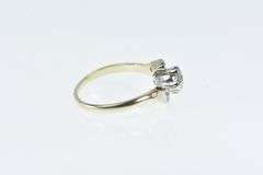 14K Yellow Gold 0.30 Ctw 1940's Diamond Engagement Ring