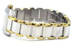 Tissot T-wave quartz mother of pearl two tone watch