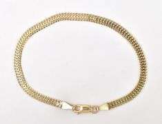 Sturdy 14K Yellow Gold Chain Bracelet
