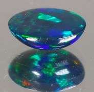 Magnificent 1.24ct blue and green flashing Black Opal