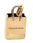 Tiffany & Co. Shopping Bag Pendant Charm in 18K