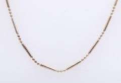 Vintage Italian Sterling Silver Chain Necklace
