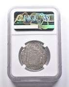 Genuine El Cazador Spanish Colonial 4 Reales NGC Shipwreck Certificate