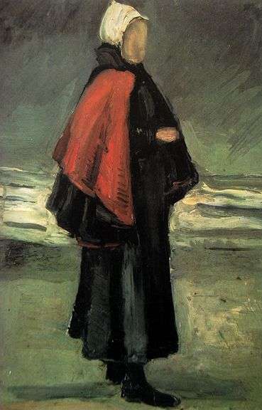 Vincent Van Gogh, Fisherman's Wife on the Beach