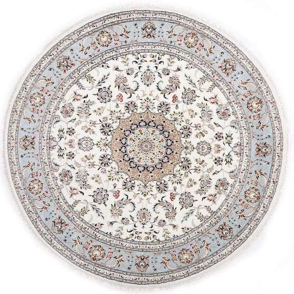 Handmade Round Nain Design 8.0x 8.0