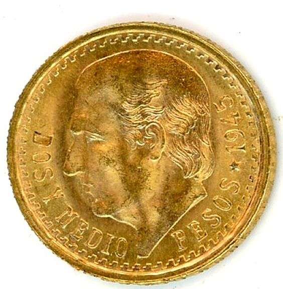 Mexican 2.5 Peso Gold Piece