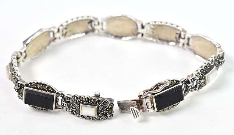 Multi-Gemstone Bracelet in Sterling Silver