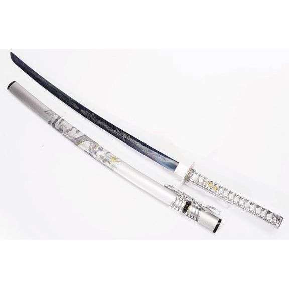 Handmade Japanese Katana Clay Tempered High Carbon Steel